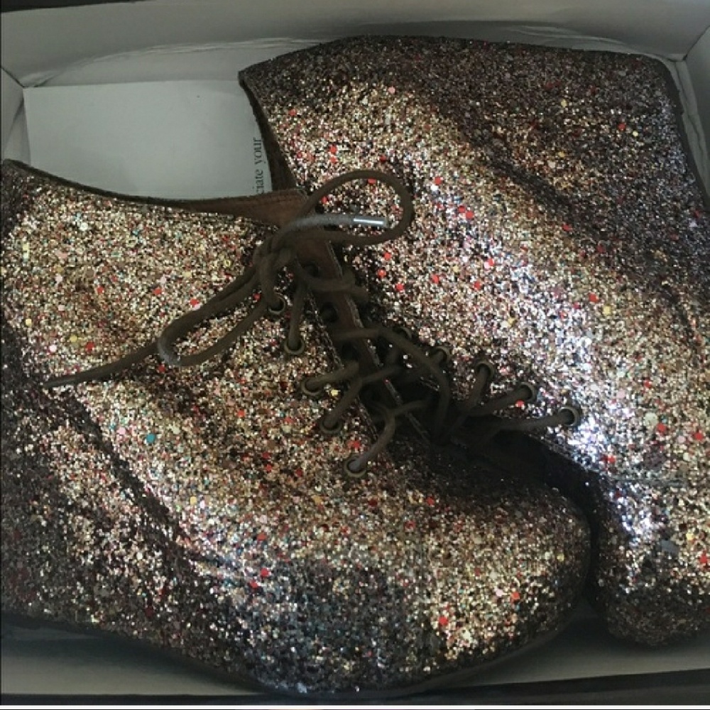 Jeffrey Campbell Glitter Booties